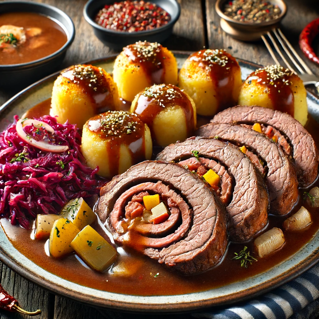 German Classic: Rinderroulade (Beef Roulade) - Hungry and Chill