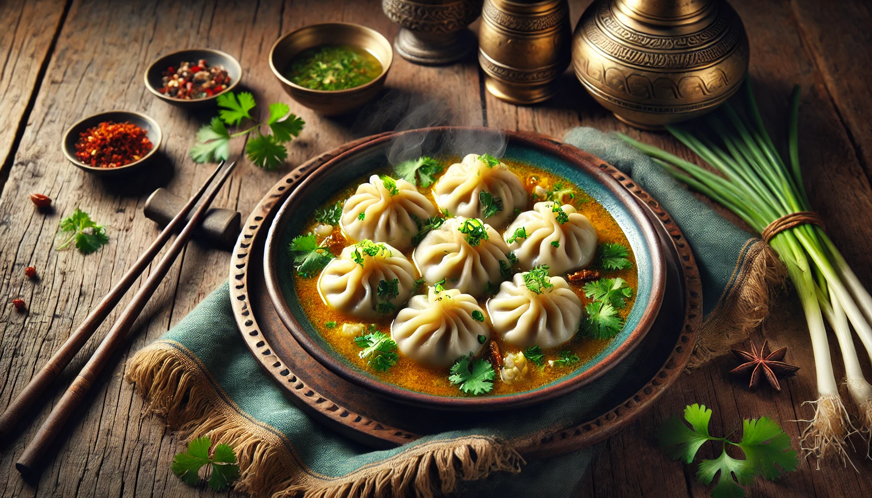 Jhol Momo (Nepali Dumplings in Soup) Recipe - Hungry and Chill